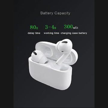 AirPods A3 Pro In-Ear Active Noise Cancellation Truly Wireless Earbuds With Charging Case