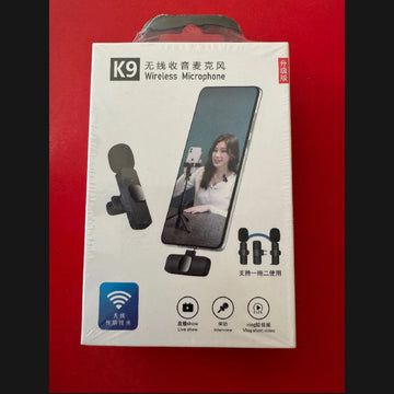 K9 Original Wireless Microphone | iphone + CType Both Connecters