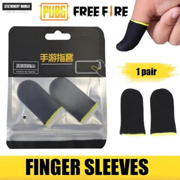 High Quality Pubg Thumbs Sleeves Thumb Pubg Trigger Thumb Gloves Free Fire Finger Sleeve Anti Sweat Breathable Thumb Gloves Sleeves for PUBG Thumb Gloves for Pubg Mobile Free Size Pubg 1 Pair 2 Gloves