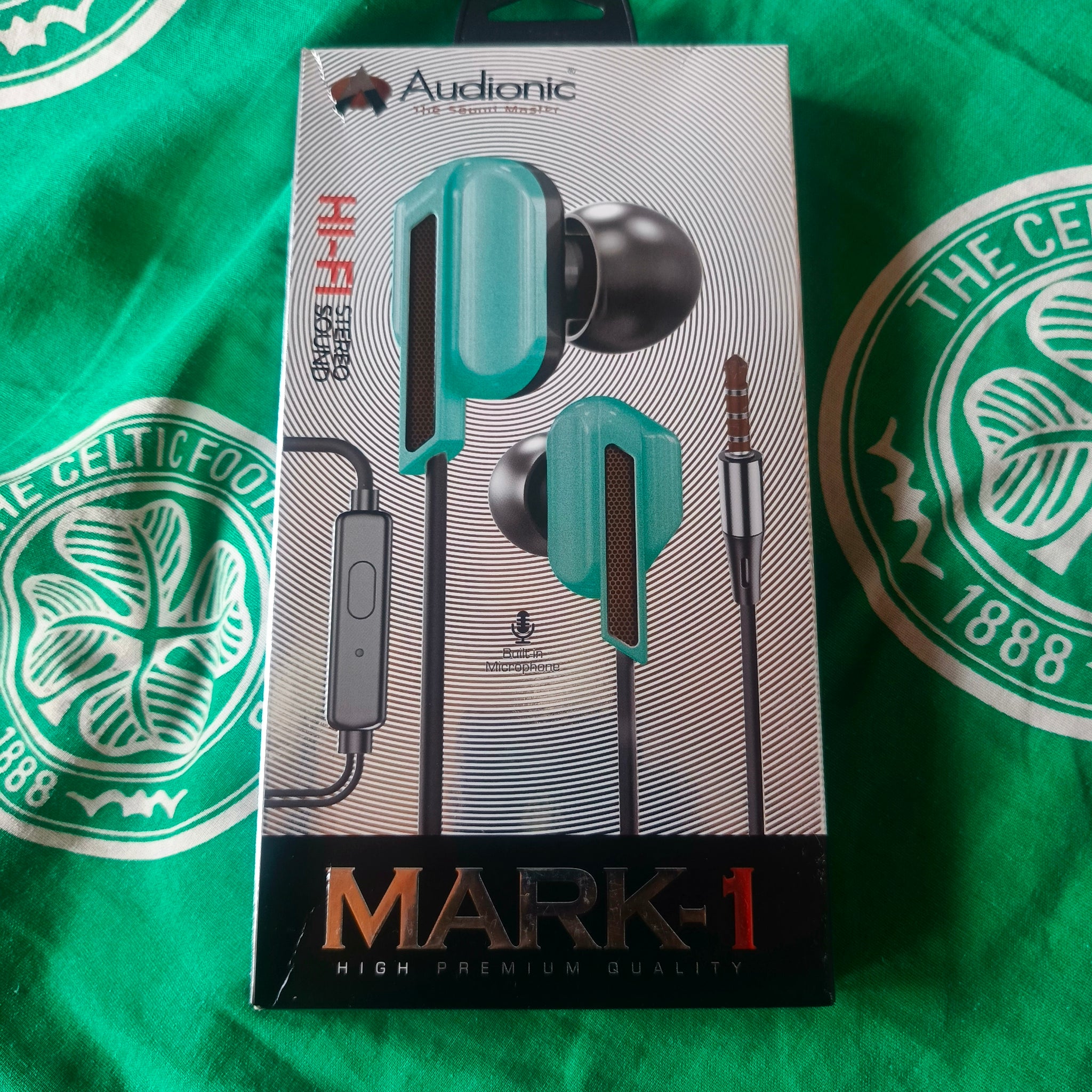 AUDIONIC Mark 1 Wired Earphone HD Sound Quality Calling Hand-Free 3.5mm Aux